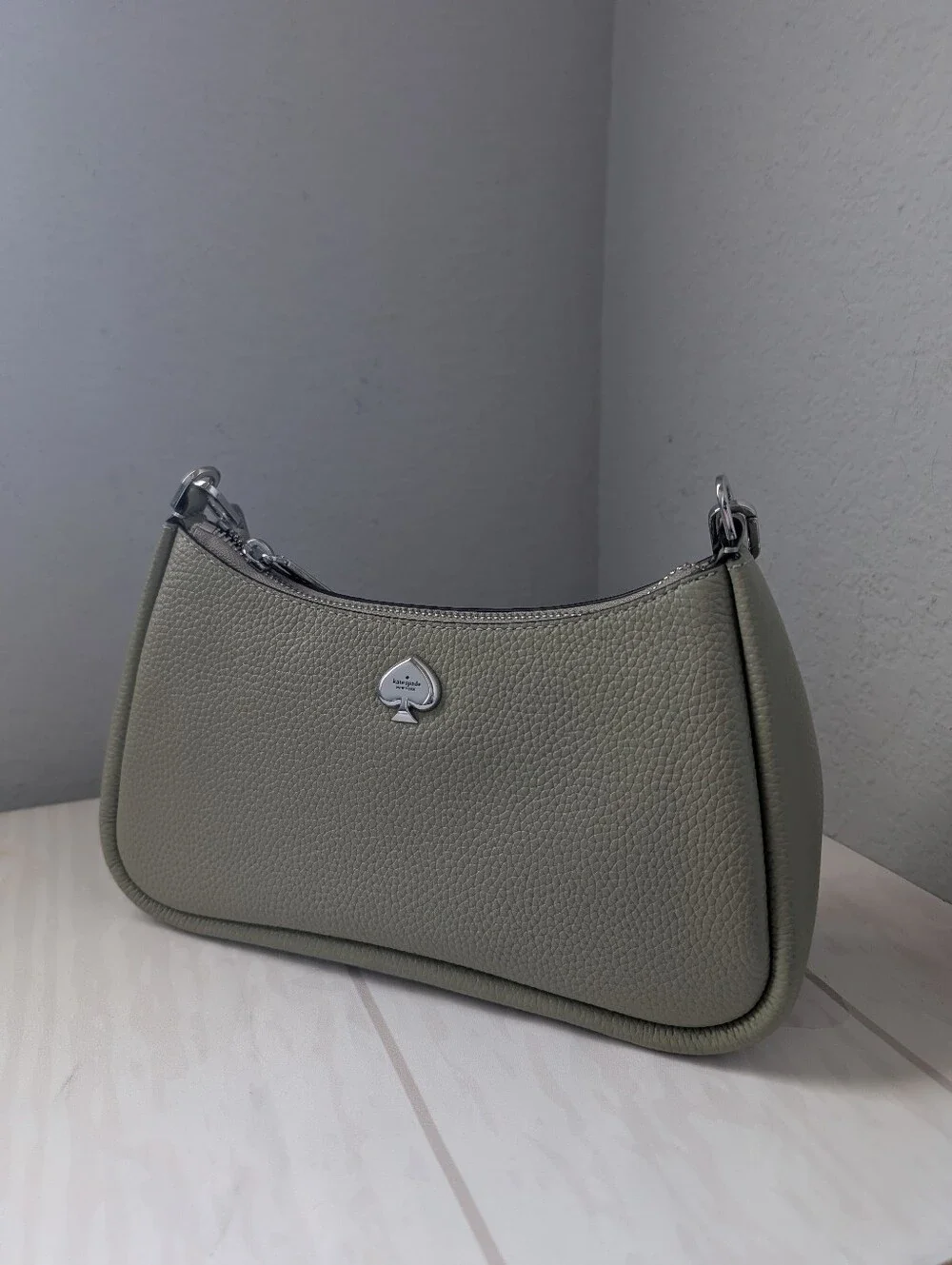 NWT Kate Spade KI904 Kayla Small Convertible Pebbled Leather Shoulder Bag